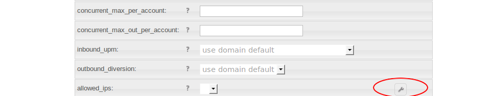 Edit Subscriber Allowed IP Addresses