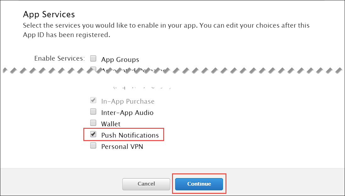 Register an App ID