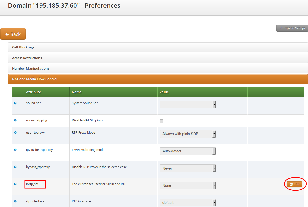 Select Cluster Set for a Domain