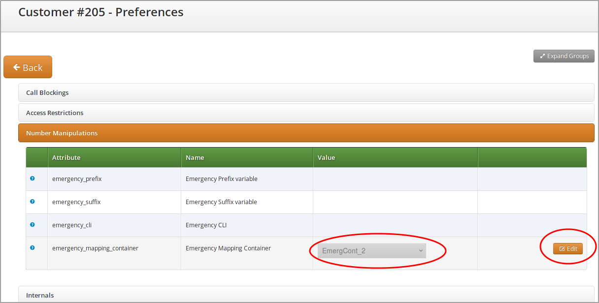 Assigning an Emergency Mapping Container